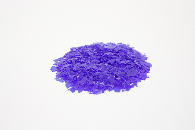 Probendarstellung: KS-Flakes PET blau, sekundär